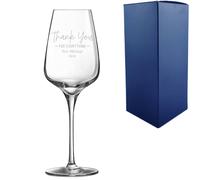 Uniqueful Personalised Thank You for Everything Wine Glass for Friend in Clear Uniqueful Clear