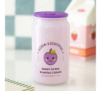 Uniqueful Sweet Grape Soda Can Candle in Purple | Size: 1 Pack Uniqueful Purple 1 Pack