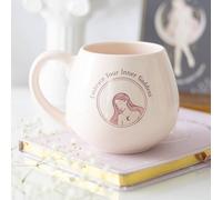 Uniqueful Women's Embrace Your Inner Goddess Rounded Mug in Pink | Size: 20oz (550ml) Uniqueful Pink 20oz (550ml)