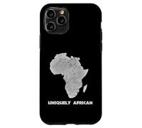 Uniquely African Africa Map Fingerprint Black Pride Case for iPhone 11 Pro