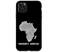 Uniquely African Africa Map Fingerprint Black Pride Case for iPhone 11 Pro Max
