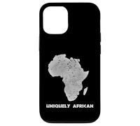 Uniquely African Africa Map Fingerprint Black Pride Case for iPhone 12/12 Pro