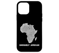 Uniquely African Africa Map Fingerprint Black Pride Case for iPhone 12 mini