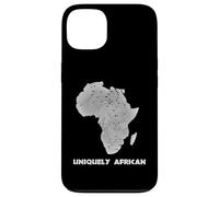 Uniquely African Africa Map Fingerprint Black Pride Case for iPhone 13