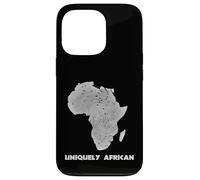 Uniquely African Africa Map Fingerprint Black Pride Case for iPhone 13 Pro