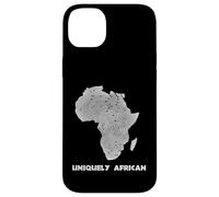 Uniquely African Africa Map Fingerprint Black Pride Case for iPhone 14 Plus