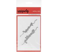 UNIQUELY CREATIVE Metal Dies Small Word, One Size