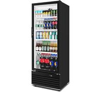 UniqueMe Commercial Beverage Refrigerator, 24.5 Inch 15 Cu. Ft. Drink Fridge, Protector Display Refrigerator with Glass Door, Commercial Display Fridge with 4 Adjustable Shelves, for Shops -03