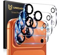 UniqueMe Compatible for 3 Pack iPhone 17 Pro Camera Lens Protector - [Drop Protection] 9H Tempered Glass Camera Cover Screen [Update New Version]【Not for 17 Pro Max】
