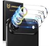 UniqueMe Compatible with iPhone i7 Air Camera Protection - 3 Pieces, Ultra Clear, 9H Hardness -Colorful