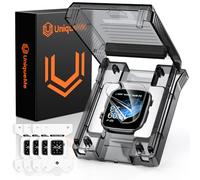 UniqueMe For Apple Watch 46 mm Screen Protector, Pack of 4 Screen Protectors for iWatch Series 11/10, Dust and Bubble-Free, HD TPU Film, [Easy Installation]