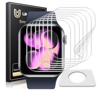 UniqueMe for Apple Watch Series 11/10 42mm Screen Protector - 8 Pack Ultra Thin HD Clear Soft Anti Scratch TPU Protective Film [Fingerprint Support] [Case-Friendly] [Easy-Installation]