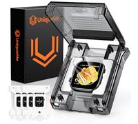 UniqueMe for Apple Watch Series 11/10 Screen Protector 42mm - 4 Pack Soft Clear EPU Film [Not Glass] iWatch Protector [Non-Bubbles] [Easy to Install] Self-Healing High Touch Screen Cover