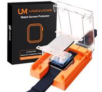 UniqueMe for Apple Watch Series 9/8/7 Screen Protector 45mm - 2 Pack [Strong Asorption] [Ceramic Film Not Glass] Bubble-Free Anti-Scratch HD Clear Cover Soft Film iWatch Easy Installation