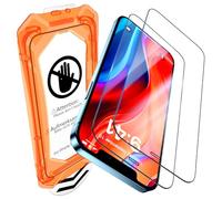 UniqueMe for iPhone 12 Pro Max Screen Protector - 2 Pack Screen Protector Tempered Glass Bubble Free Ultra Resistant Case Friendly Scratch-proof