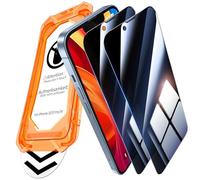 UniqueMe for iPhone 13/13 Pro/14/16e Privacy Screen Protector - 2 Pack Anti Spy Screen Protector Tempered Glass Bubble Free Ultra Resistant Case Friendly Scratch-proof