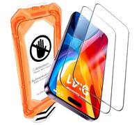 UniqueMe for iPhone 14 Pro Screen Protector - Tempered-Glass with Easy Installation Frame compatible with iPhone 6.1 inch, Case-Friendly