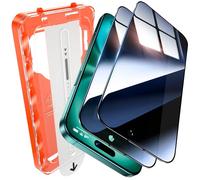 UniqueMe for iPhone 15 Plus/16 Plus Privacy Screen Protector - 2 Pack