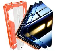UniqueMe for iPhone 17 Pro Max Privacy Screen Protector - 2 Pack [ 20°Anti Spy Screen Protector] [Automatic Dust Removal] 6.9 inch 9H Full Coverage Tempered Glass Bubble-Free Case Friendly