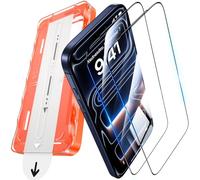 UniqueMe for iPhone 17 Pro Screen Protector - 2 Pack [Easy to Install] 9H Tempered Glass Screen Protector Full Coverage [Bubble Free] Ultra Resistant Case Friendly Scratch-proof