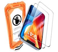 UniqueMe for iPhone 17e/16e/14/13 Pro/13 Screen Protector - 2 Pack Screen Protector Tempered Glass Bubble Free Ultra Resistant Case Friendly Scratch-proof
