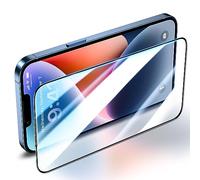 UniqueMe Tempered Glass Privacy Screen Protector for iPhone 17, Car Installation, Shatterproof, Military Level, 9H Hardness, Anti-Scratch, Bubble-Free, Anti Spy Film, Pack of 2
