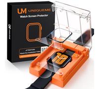 UniqueMe Tempered Glass Screen Protector for Apple Watch SE/6/5/4 40 mm Full Screen 7H - [Secure Hold] Most Durable & 3D Full Coverage - Bubble-Free, Scratch Protection and Clarity for Your Apple