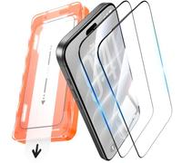 UniqueMe Tempered Glass Screen Protector for iPhone I8 Pro, 9H Hardness | Full Screen Screen Protector for iPhone I8 Pro Film, Car Installation Shatterproof Military Level Anti-Scratch Bubble-Free