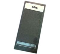 UNIQUEPACKING 3x8 HANG TOP Clear Resealable Cello/Cellophane Bags w/Hanging Header INC