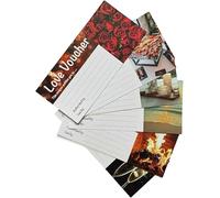 UNIQUEPGIFTS Date Night Vouchers For Couples, I Owe You Vouchers, Date Night Coupons, Romantic Ideas For Couples, Valentine's Day Gift (12 Voucher Pack)