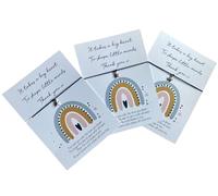 UNIQUEPGIFTS Teacher Wish Bracelet Pack of 3, Teacher Thank You Gifts for Women, It Takes a Big Heart to Shape Little Minds, End of Term Year Appreciation Present