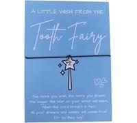 UNIQUEPGIFTS Tooth Fairy Gift for Girls and Boys, Wish Bracelet for First Tooth Loss, Keepsake for Kids, Under Pillow Present, 1st Visit from Tooth Fairy