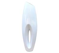 Uniquewise Modern Floor Vase, White, 40-Inch