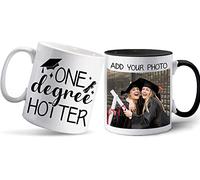 UNIQUILLING Custom Mugs - Personalised Graduation Gifts, 11oz Photo Coffee Mugs, Funny & College Graduation Gifts for Men & Women