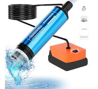 Uniqwamo Cordless Submersible Water Pump Compatible For Black & Decker 20V Battery, 400GPH Portable Transfer Water Pump for Camping Tub Garden RV Pond Draining Job Sites(No Battery)