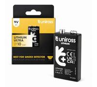 AAA AA PP3 9v Lithium Batteries Uniross Lithium Ultra FR6 FR03 Long Expiry
