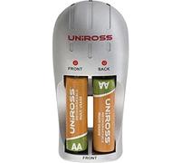 Uniross Compact Charger and 4AA 1600 mAh Ready to Use Batteries