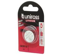 Uniross 21593 Lithium Coin Cell CR2016 Battery