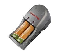 Uniross Mini Charger and 2 X AAA Pre-charged Ready To Use Rechargeable Batteries 400 mah