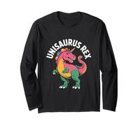 Unisaurus Rex Dinosaur Unicorn Fantasy Magic Long Sleeve T-Shirt