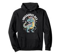 Unisaurus Rex Dinosaur Unicorn Magic Pullover Hoodie