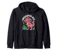 Unisaurus Rex Magical Dinosaur Unicorn Zip Hoodie