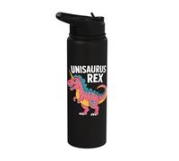 Unisaurus Rex Mischievous Cute Creature Stainless Steel Insulated Water Bottle