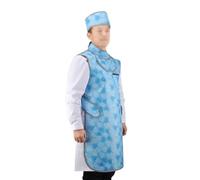Unisex 0.35mmPb/0.5mmPb X-ray Lead Apron with Thyroid Collar Cap, Full Body Radiation Protection for Dental and Hospital Medical clothing(0.35 Mmpb,100x60cm)