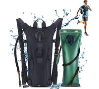 Unisex 2.5L Hydration Backpack with Hydration Bladder, Mountaineering Water Bicycle Bag for Outdoor Running Cycling Biking Hiking Climbing Skiing Hunting (Black)