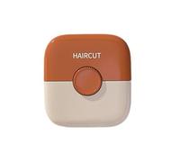 Unisex 2-in-1 Hair Trimmer - Dual-Sided Baby Hair Clipper & Bangs Styling Comb, Portable Hair Cutting Tool for Women, Girls & Kids (Orange)