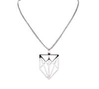 unisex 2024 Codex Aristarchus Necklaces Silver Color Long Chain Necklace Jewelry cadenas de acero inoxidab