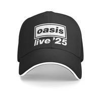 Unisex 2025 O-Oasis Live '25 Rock Band Fans Trucker Cap Casual Versatile Baseball Cap Suit for All Season