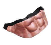 Unisex 3D Beer Belly Bag Waterproof Sport Pack Funny Gifts White Elephant Gifts Funny Gifts for Men/Him/Boyfriend/Dad, Abdominal muscle, One Size, Funny
