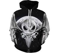 Unisex 3D Novelty Hoodies Graphic Print Galaxy Hoodies Pullover Sweatshirt Pockets - White - XXX-Large